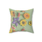 Peace of Mind Spun Polyester Square Pillow