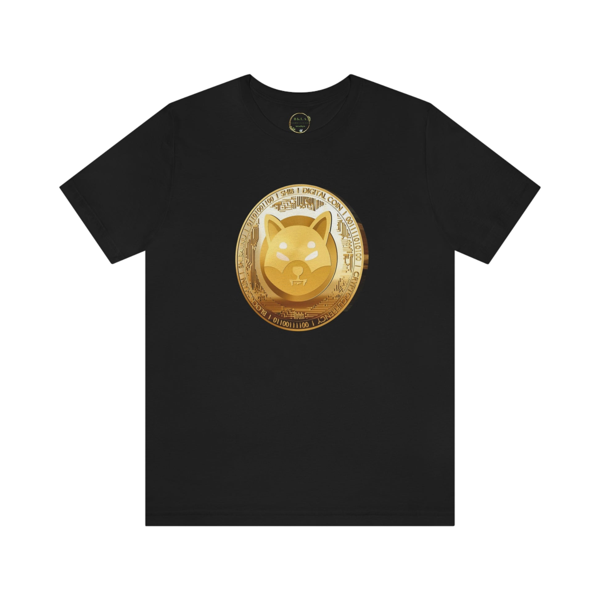 Shiba Inu Token Ultra Cotton Black Unisex T-Shirt | BKLA | Shirts & Tops | Tshirt, crop top, tee, sleeve tee, tank top, cotton tee