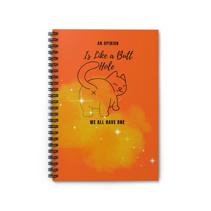 Kitty Spiral Notebook - Ruled Line