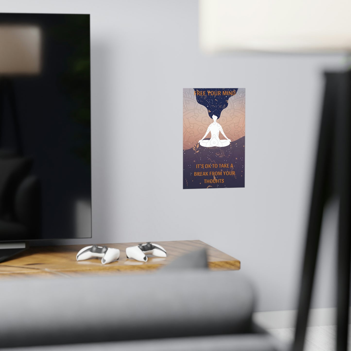 Mindfulness Vertical Matte Posters