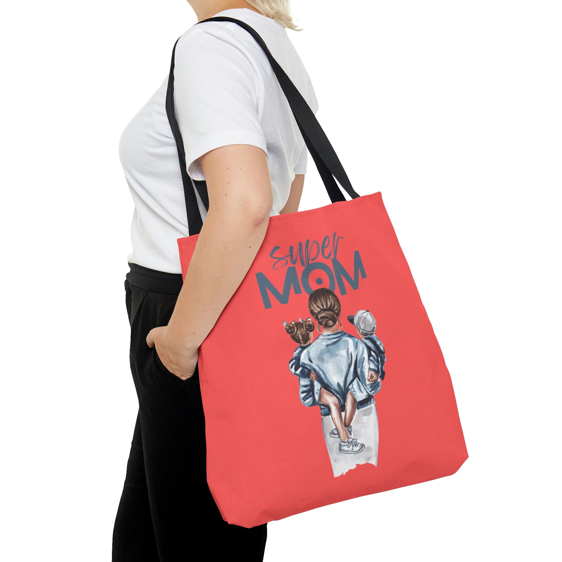 Super Mom AOP Tote Bag | BKLA | Shoes & Accessories | shoes, hats, phone covers, tote bags, clutch bags