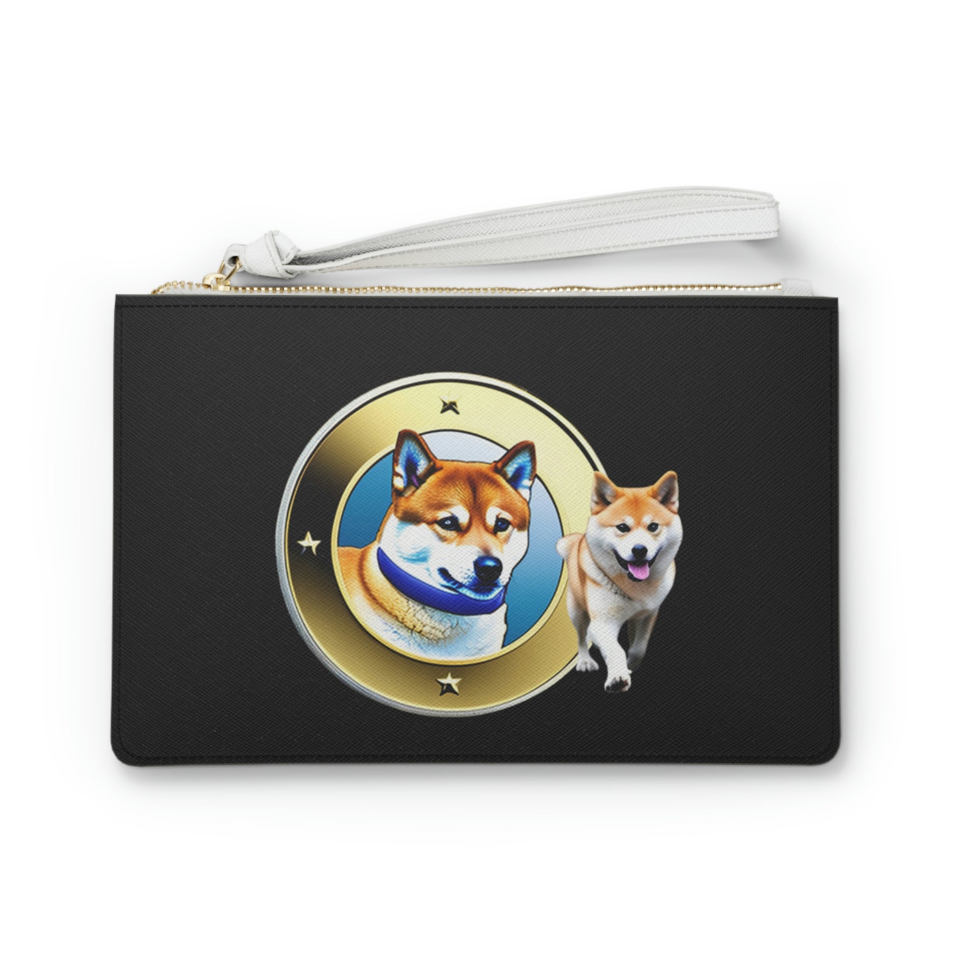 Shiba Inu Double Clutch Bag | BKLA | Shoes & Accessories | shoes, hats, phone covers, tote bags, clutch bags