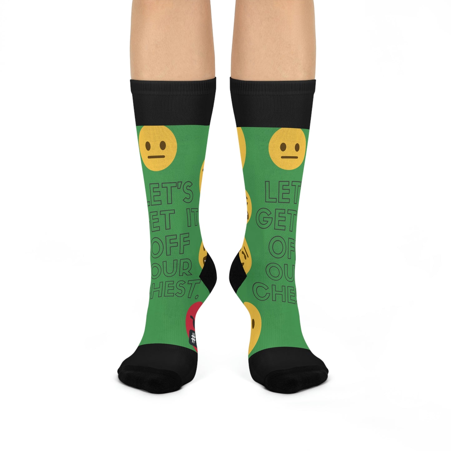 Emoji-tional Crew Socks | BKLA | shoes & accessories | backpack, hat, phone cover, tote bags, clutch bags