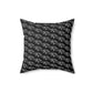 Black & Wild Spun Polyester Square Pillow