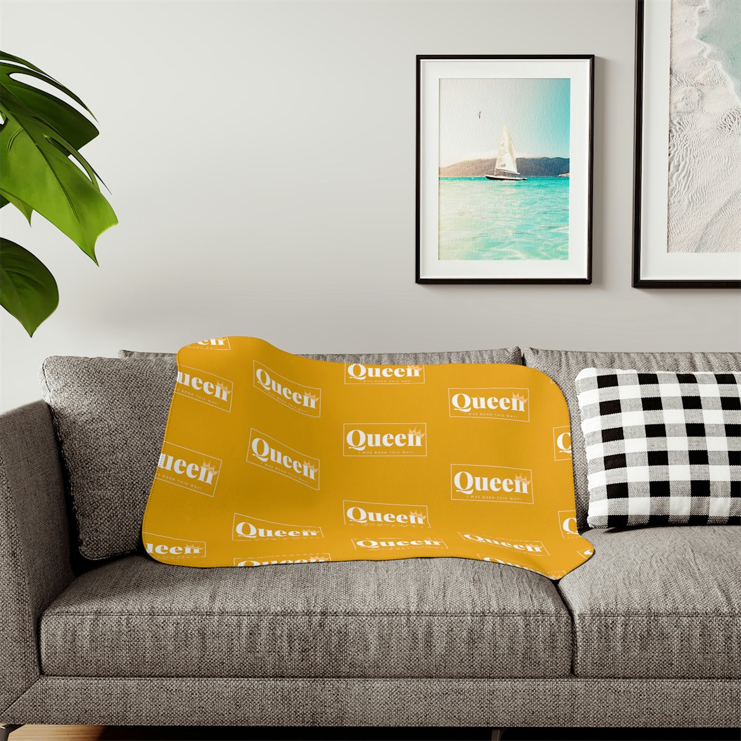 QUEEN Sherpa Blanket, Two Colors