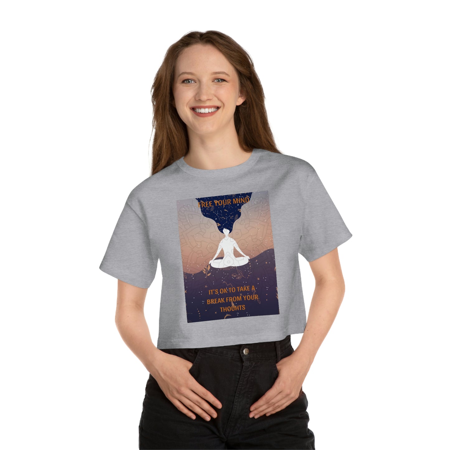 Mindfulness Champion Women's Heritage Cropped T-Shirt