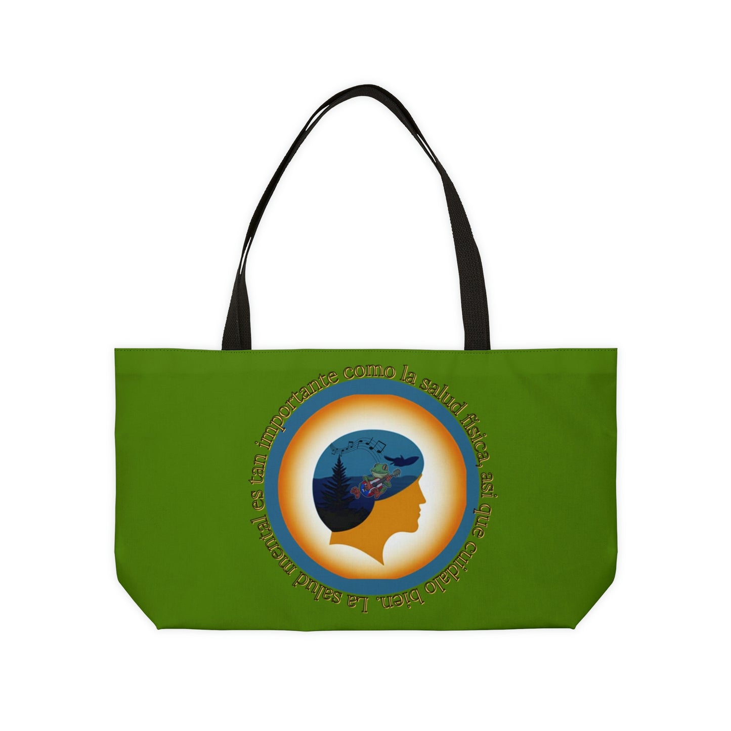 Mental Health Awareness Spanish Weekender Tote Bag | BKLA | Shoes & Accessories | shoes, hats, phone covers, tote bags, clutch bags