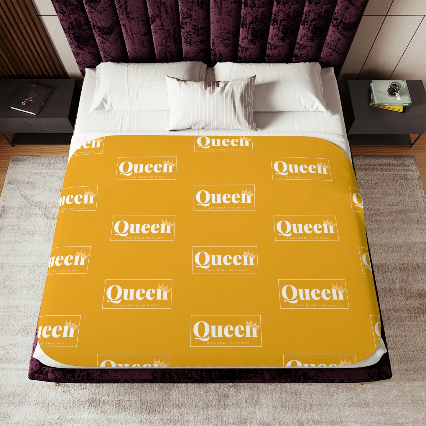 QUEEN Sherpa Blanket, Two Colors