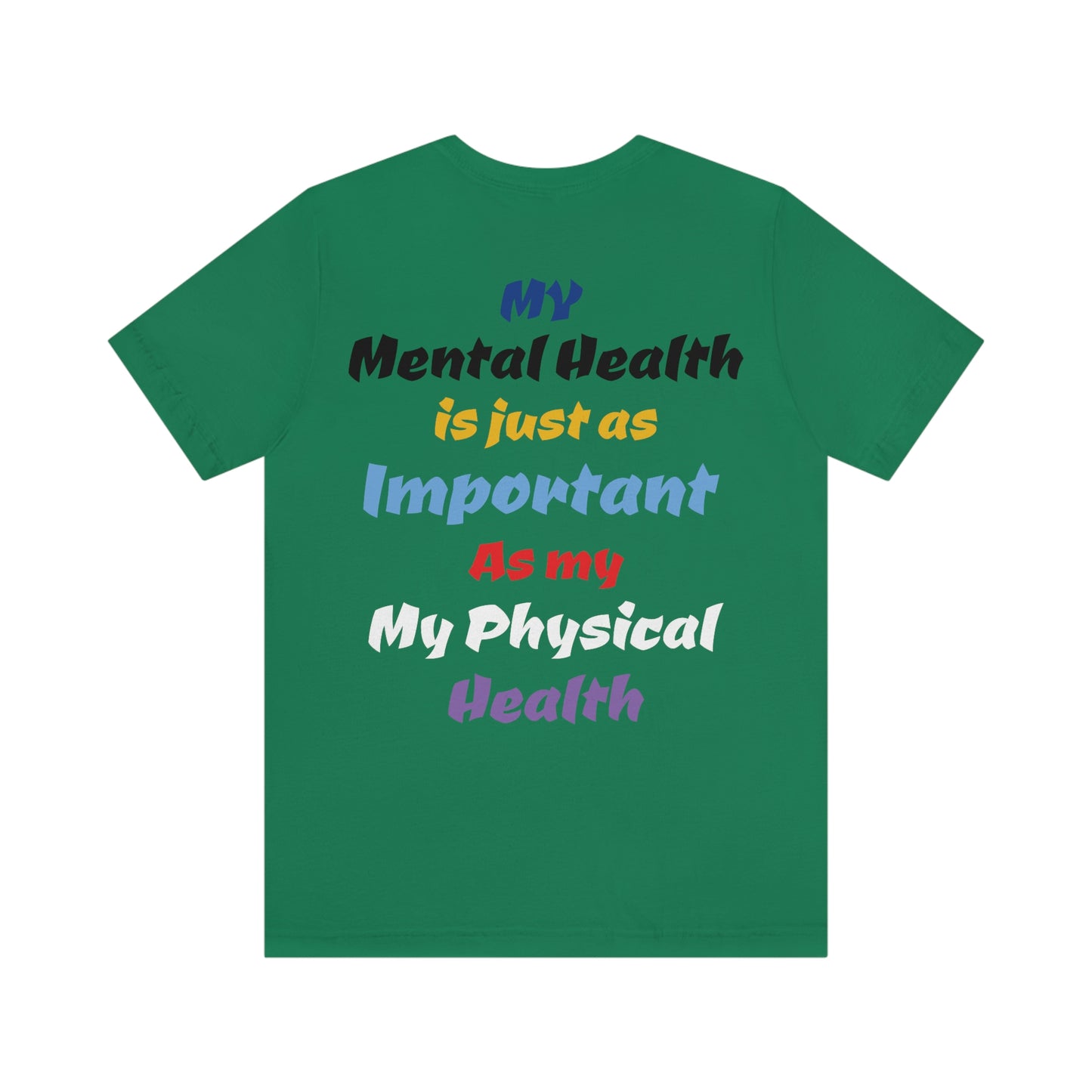 My Mental Health Is Important Unisex Ultra Cotton Tee | BKLA | Shirts & Tops | Tshirt, crop top, tee, sleeve tee, tank top, cotton tee