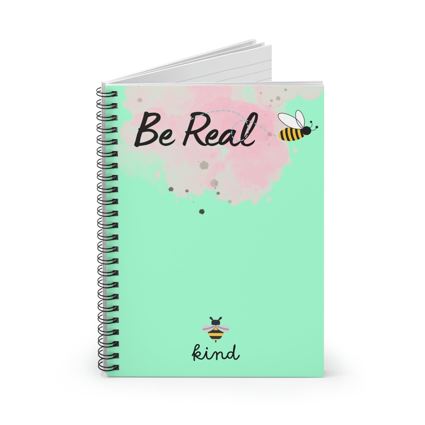 Be Real, Be Kind Spiral Notebook - Ruled Line