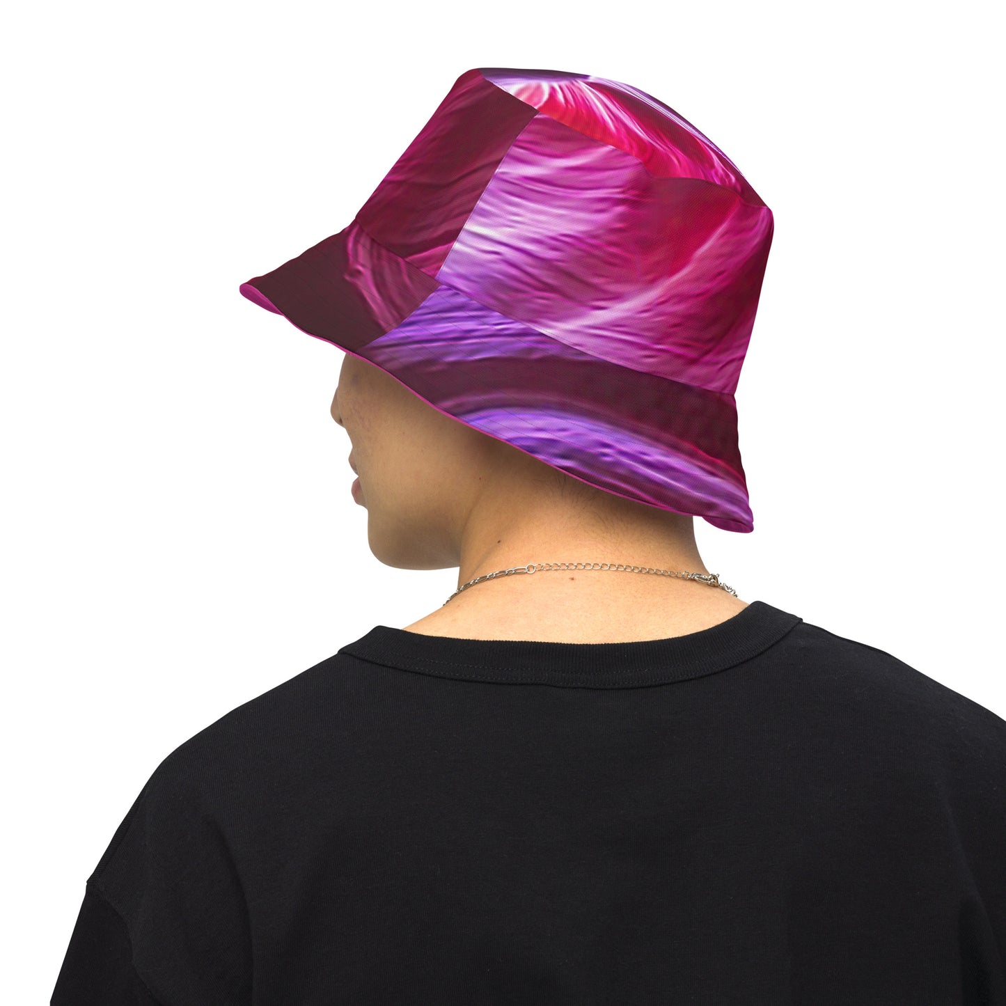 Electric Fuchsia Reversible Bucket Hat | BKLA | Shoes & Accessories | shoes, hats, phone covers, tote bags, clutch bags