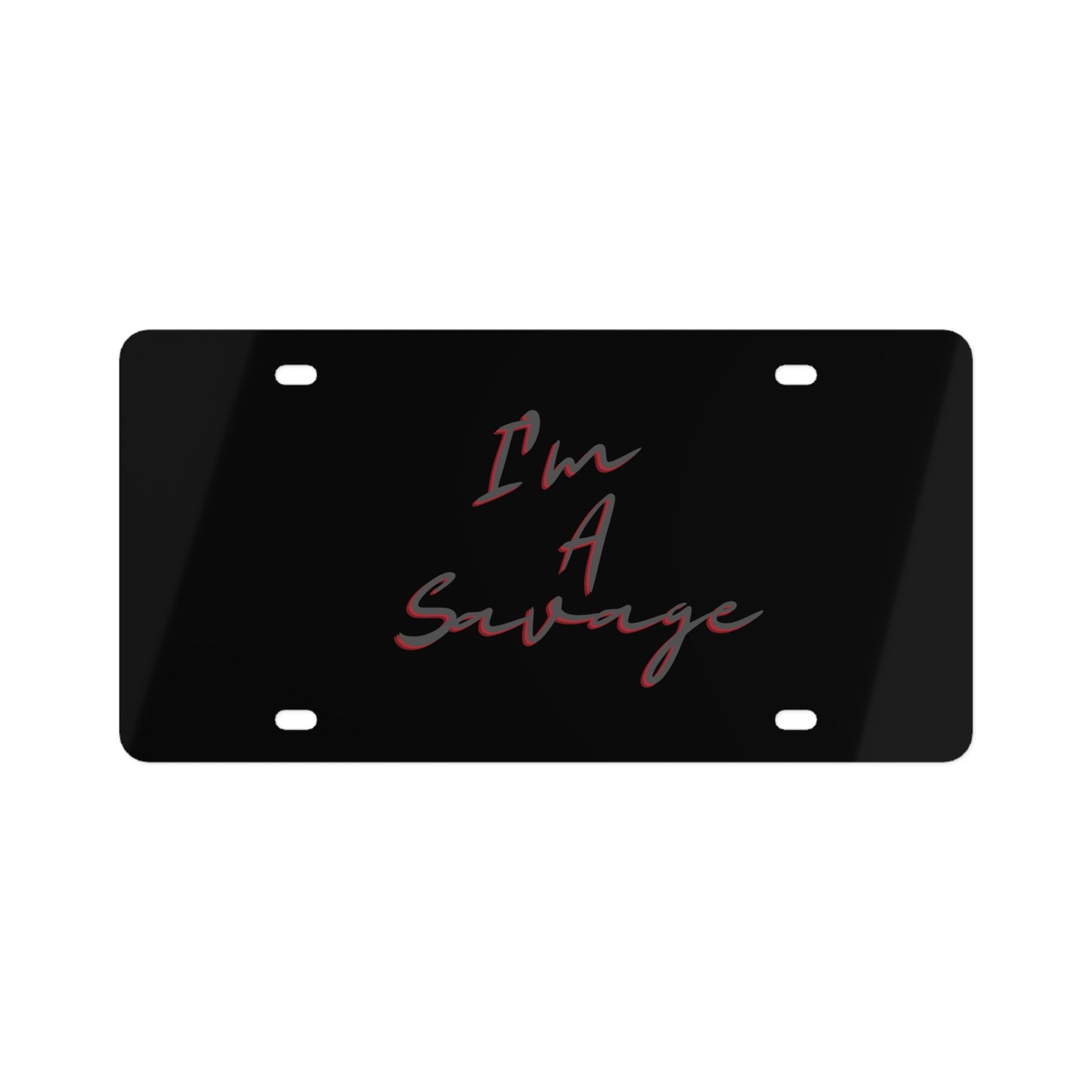 Savage License Plate