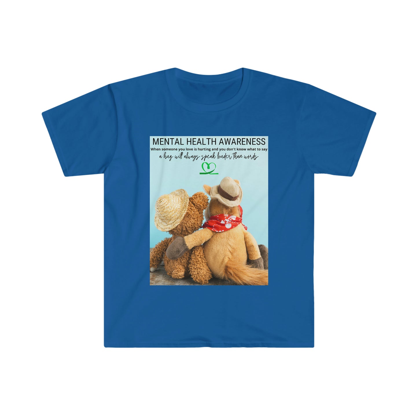 Give A Hug Mental Health Awareness  Unisex Softstyle T-Shirt