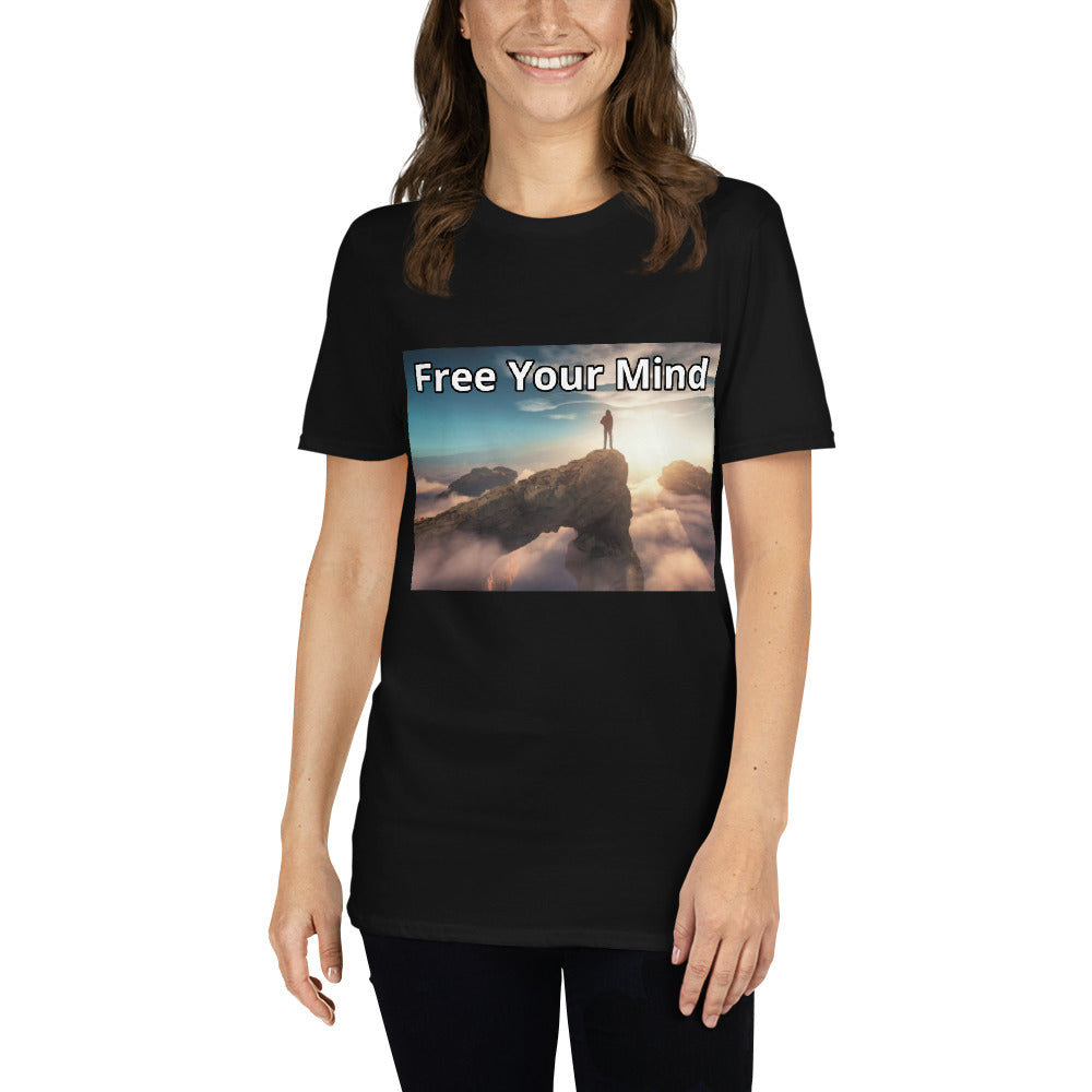 Free Your Mind Short Sleeve Unisex T-Shirt Black | BKLA | Shirts & Tops | Tshirt, crop top, tee, sleeve tee, tank top, cotton tee
