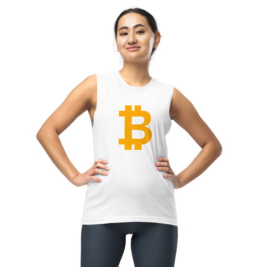 Bitcoin Muscle Unisex Sleeveless Tank | BKLA | Shirts & Tops | Tshirt, crop top, tee, sleeve tee, tank top, cotton tee