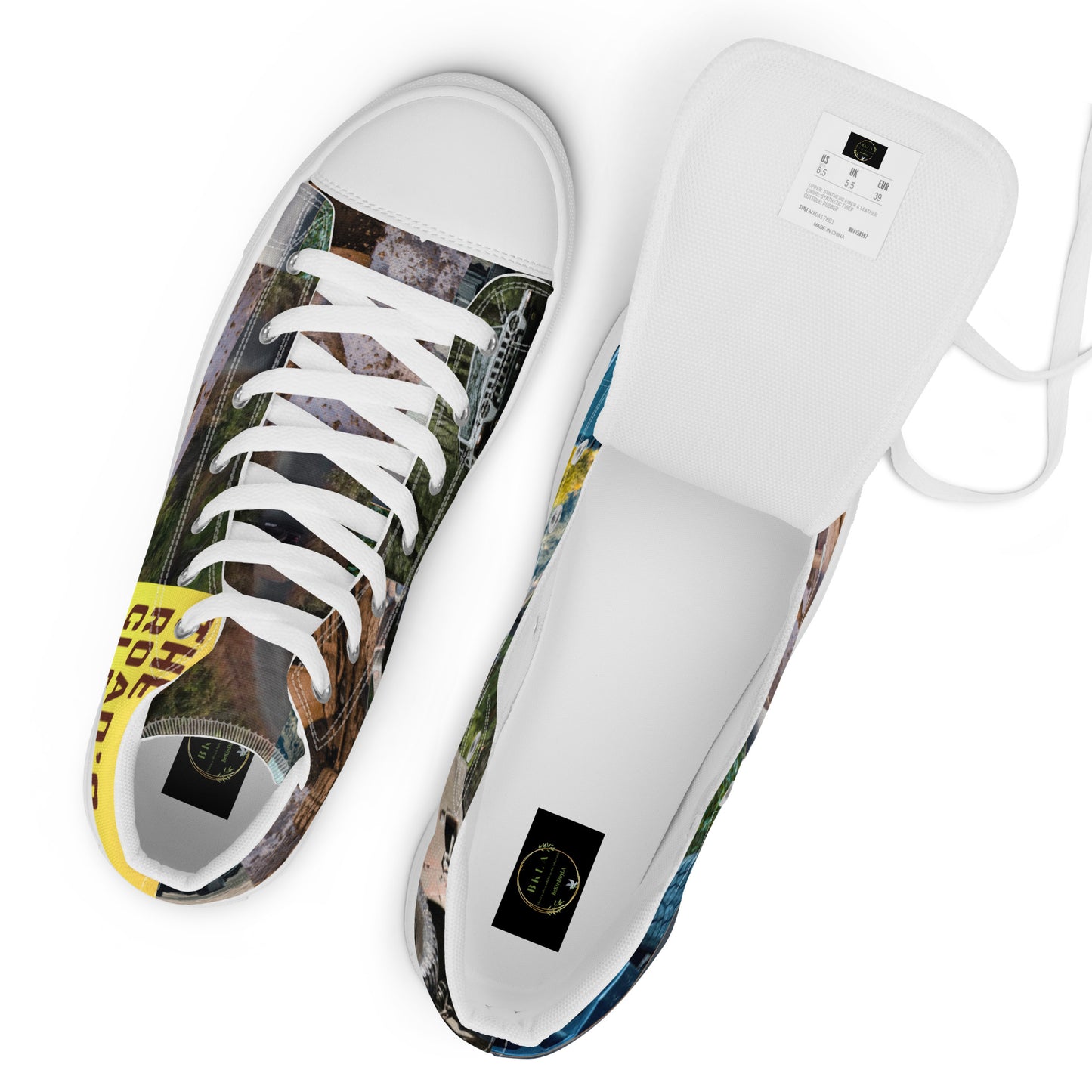 Muddy Life Women’s High Top Canvas Shoes | BKLA | Shoes & Accessories | shoes, hats, phone covers, tote bags, clutch bags